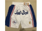 Philadelphia 76ers White Throwback Shorts