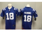 Indianapolis Colts #18 Peyton Manning Blue Vapor Untouchable Limited Jersey