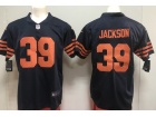 Chicago Bears #39 Eddie Jackson Blue With Orange Number Vapor Untouchable Limited Jersey