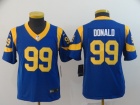 Youth Los Angeles Rams #99 Aaron Donald Light Blue Vapor Limited Jersey