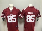 San Francisco 49ers #85 George Kittle Red Vapor Untouchable Limited Jersey