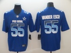 2019 Dallas Cowboys #55 Leighton Vander Esch Blue Vapor Untouchable Limited Jerseys