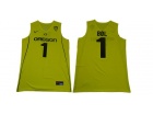 Oregon Ducks #1 Bol Bol Yellow College Basketball Jersey