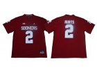 Oklahoma Sooners #2 Jalen Hurts Red Limited Jersey