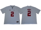 Alabama Crimson Tide #2 Derrick Henry White Limited Jersey