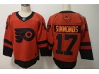 Adidas Philadelphia Flyers #17 Wayne Simmonds Orange Staduim Hockey Jersey