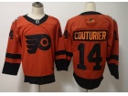 Adidas Philadelphia Flyers #14 Sean Couturier Orange Staduim Hockey Jersey