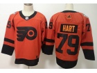 Adidas Philadelphia Flyers #79 Carter Hart Orange Staduim Hockey Jersey