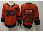 Adidas Philadelphia Flyers #28 Claude Giroux Orange Staduim Hockey Jersey