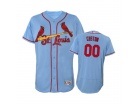 Men's St. Louis Cardinals Majestic Light Blue Flex Base Collection Custom Jersey