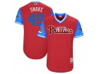 Custom Philadelphia Phillies #49 Jake Arrieta 