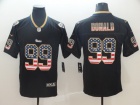 Los Angeles Rams #99 Aaron Donald Black USA Flag Fashion Vapor Untouchable Limited Jersey