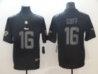 Los Angeles Rams #16 Jared Goff Black Impact Men's Vapor Untouchable Limited Jersey