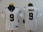 Youth New Orleans Saints #9 Drew Brees White Vapor Untouchable Limited Football Jersey