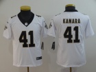 Youth New Orleans Saints #41 Alvin Kamara White Vapor Untouchable Limited Football Jersey