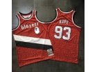 BAPE x Mitchell & Ness Portland Trail Blazers #93 Bape Red Basketball Jersey