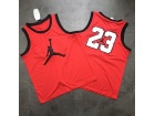 Chicago Bulls #23 Michael Jordan Red with Big Jordan Logo Basketball Jersey