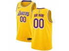 Nike Los Angeles Lakers Gold Any Name Any Number Stitched Custom Jersey