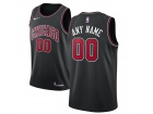 Nike Chicago Bulls Black Any Name Any Number Stitched Custom Jersey