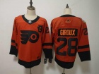 Youth Philadelphia Flyers #28 Claude Giroux Orange 2019 NHL Stadium Series Hockey Jersey