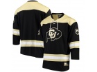 Custom Colorado Buffaloes Colosseum Hockey Jersey - Black