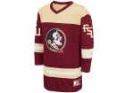 Custom Colosseum Garnet Florida State Seminoles Hockey Jersey