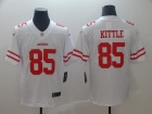 San Francisco 49ers #85 George Kittle White Vapor Untouchable Limited Jersey