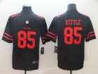 San Francisco 49ers #85 George Kittle Black Vapor Untouchable Limited Jersey