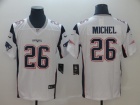 New England Patriots #26 Sony Michel White Vapor Limited Jersey