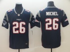 New England Patriots #26 Sony Michel Blue Vapor Limited Jersey