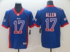 Buffalo Bills #17 Josh Allen Blue Drift Vapor Untouchable Limited Jersey