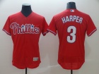 Philadelphia Phillies #3 Bryce Harper Red Flexbase Jersey