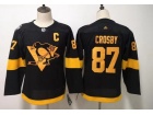 Adidas Youth Pittsburgh Penguins #87 Sidney Crosby Black 2019 Stadium Series Jersey