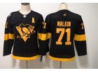 Adidas Youth Pittsburgh Penguins #71 Evgeni Malkin Black 2019 Stadium Series Jersey