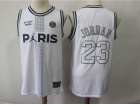 Jordan X Paris Saint-Germain #23 Michael Jordan White Basketball Jersey