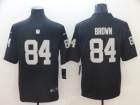 Oakland Raiders #84 Antonio Brown Black Men's Vapor Untouchable Limited Jersey