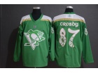 Adidas Pittsburgh Penguins #87 Sidney Crosby Green Hockey Jersey