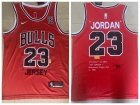 Chicago Bulls #23 Michael Jordan Red 85 Commemorative Edition Jersey