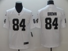 Oakland Raiders #84 Antonio Brown White Men's Vapor Untouchable Limited Jersey