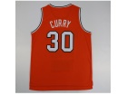 #30 Dell Curry Virginia Tech Orange Movie Basketball Jersey