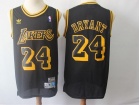 Los Angeles Lakers #24 Kobe Bryant Black Throwback Jersey