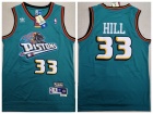 Detroit Pistons #33 Grant Hill Green Throwback Jersey