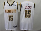 Nike Denver Nuggets #15 Nikola Jokic White Swingman Jersey