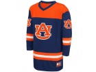 Custom Colosseum Navy Auburn Tigers Hockey Jersey