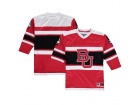 Custom Colosseum Red Boston University Open Net II Hockey Sweater Jersey