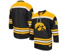 Custom Iowa Hawkeyes Colosseum Hockey Jersey Black