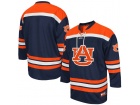 Custom Colosseum Navy Auburn Tigers Hockey Jersey