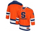 Custom Colosseum Orange Syracuse Orange Athletic Machine Hockey Sweater Jersey