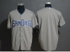 San Diego Padres Blank Gray Cool Base Jersey