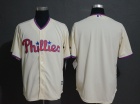 Philadelphia Phillies Blank Cream Cool Base Jersey